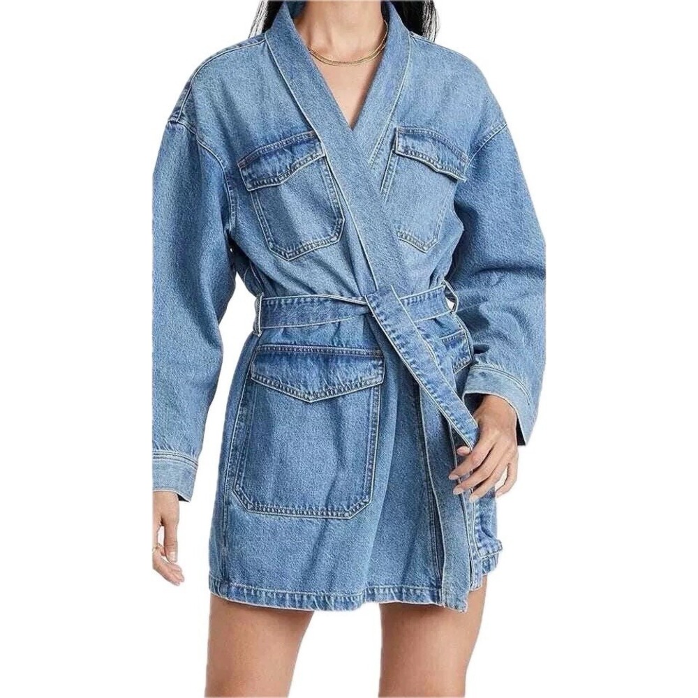 NWT'S Boyish Free People Joaquin Kimono Dress Jacket Sz XS - Picture 5 of 5